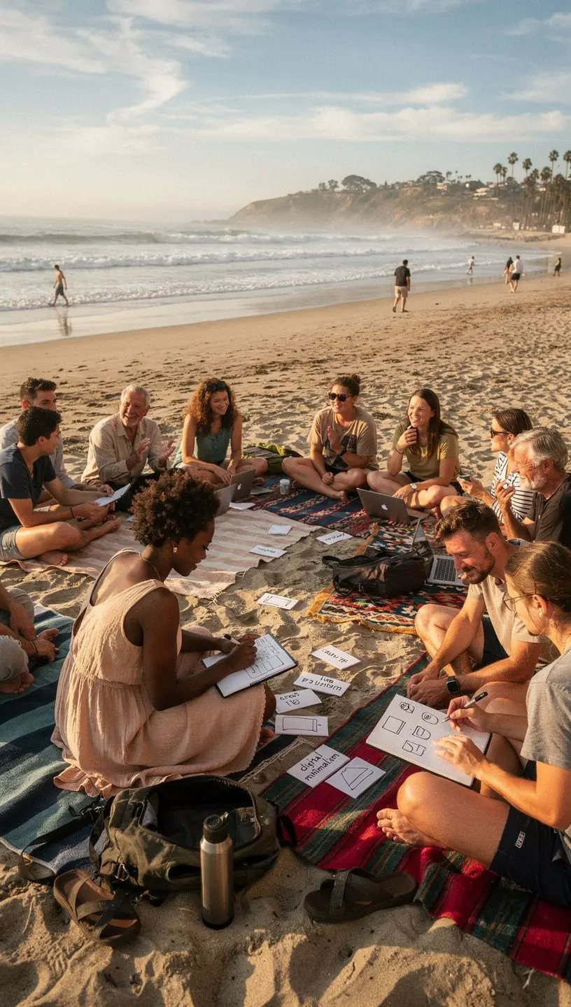 Photo of a person organizing digital files on a tablet with clear, uncluttered folders.